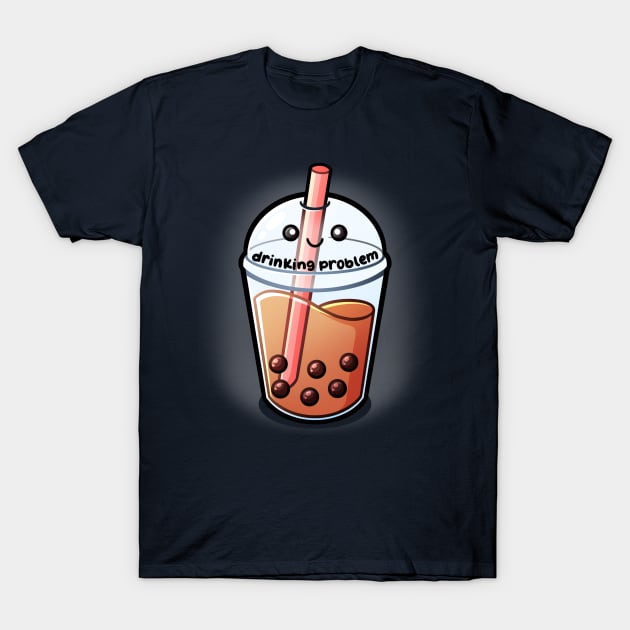 Drinking Problem | Boba Milk Tea T-Shirt by Sammy Doo